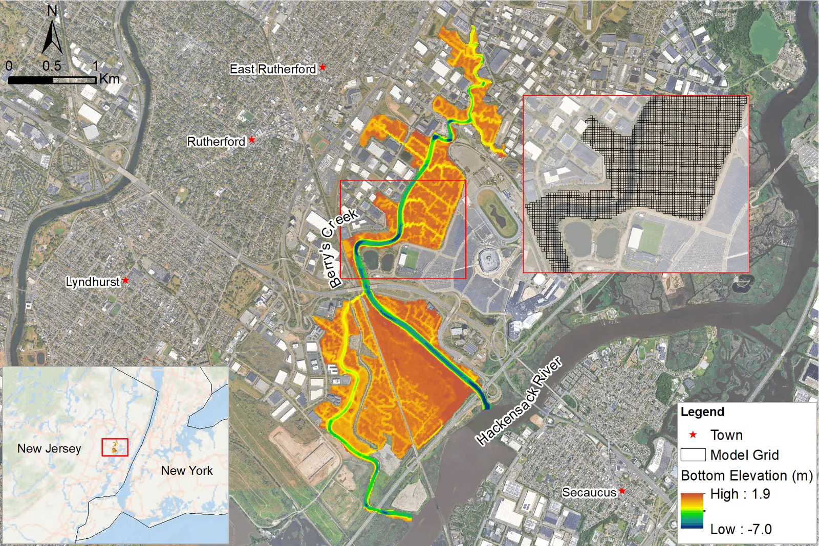 Berry’s Creek hydrodynamic and sediment transport model evaluation