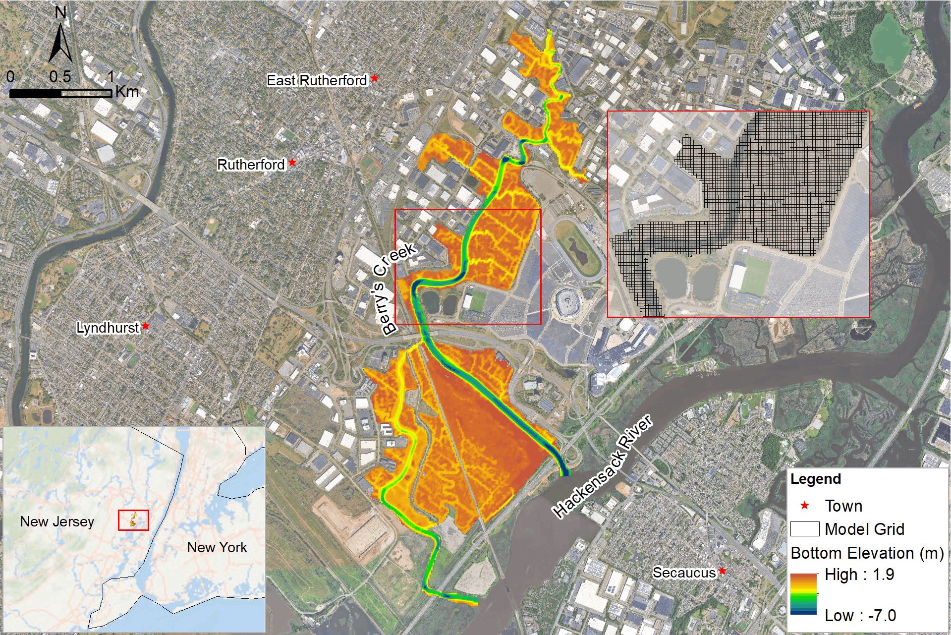 Berry’s Creek hydrodynamic and sediment transport model evaluation