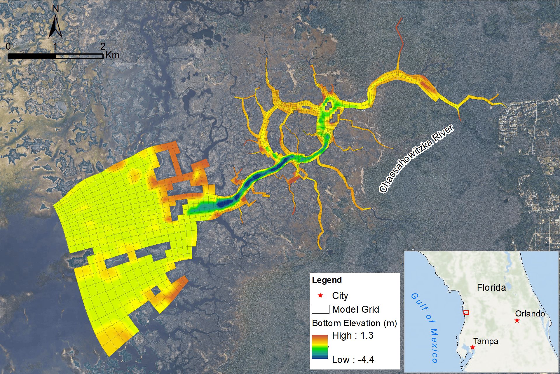 Chassahowitzka Estuary System groundwater flow reduction modeling, Florida