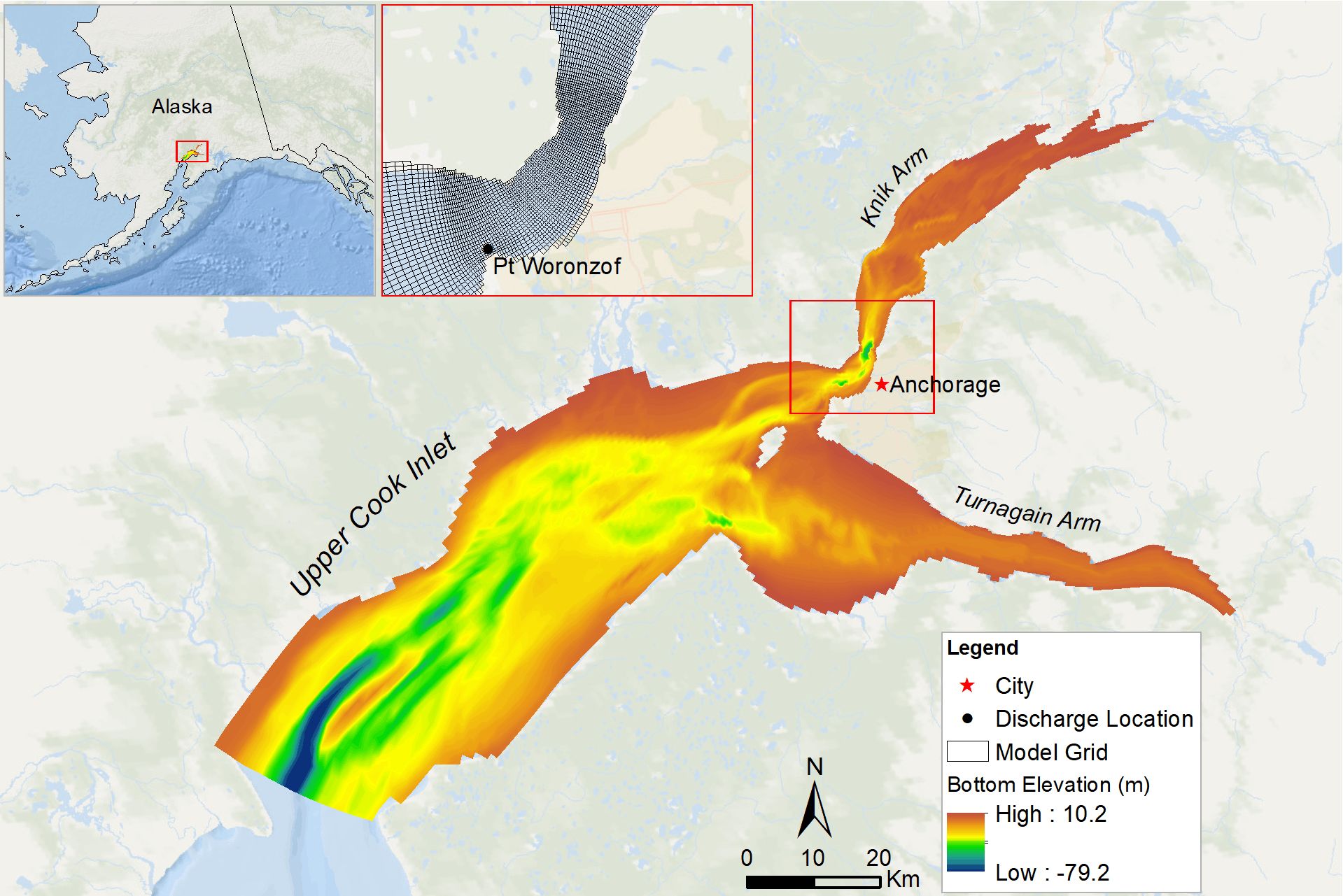 Cook Inlet beluga whale discharge permit hydrodynamic modeling, Alaska