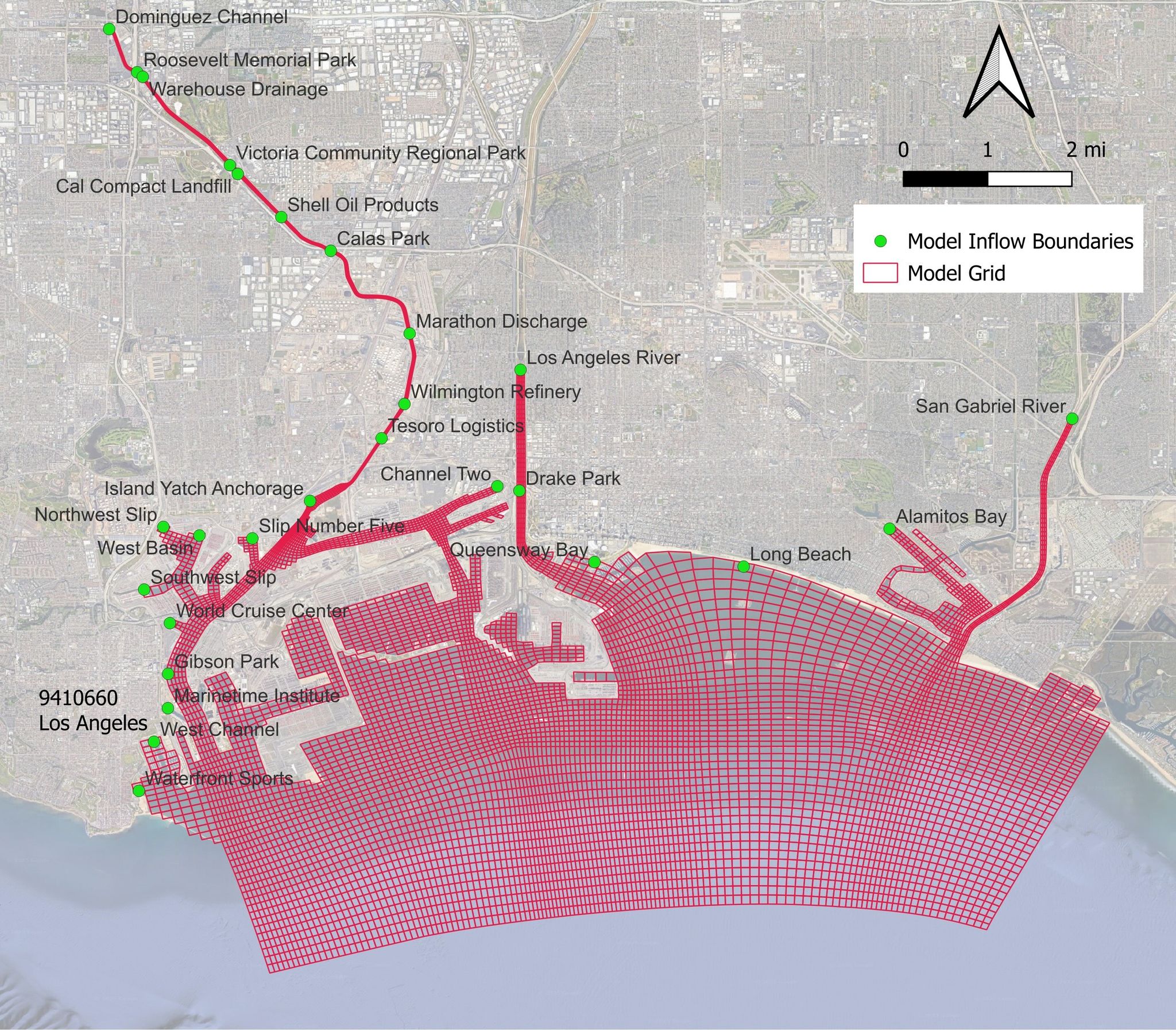 Dominguez Channel H2S transport and volatilization modeling, Los Angeles County