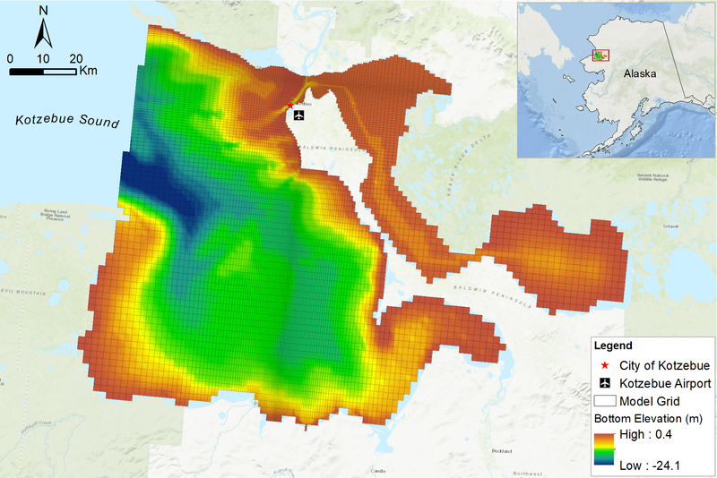 Kotzebue Airport expansion coastal circulation and sediment transport modeling, Alaska