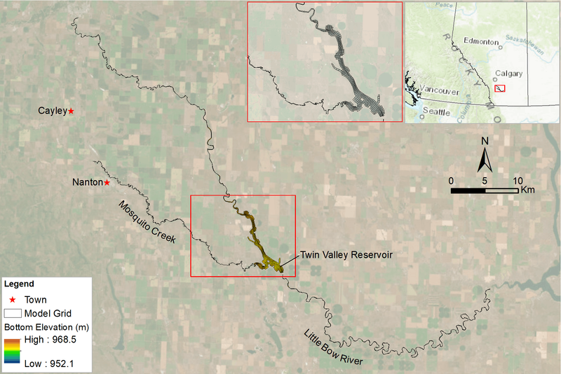 Little Bow River hydrodynamic model development, Alberta, Canada