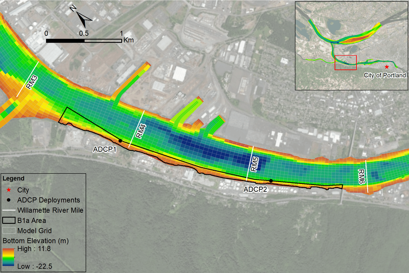 Portland Harbor hydrodynamic model recalibration and ADCP validation