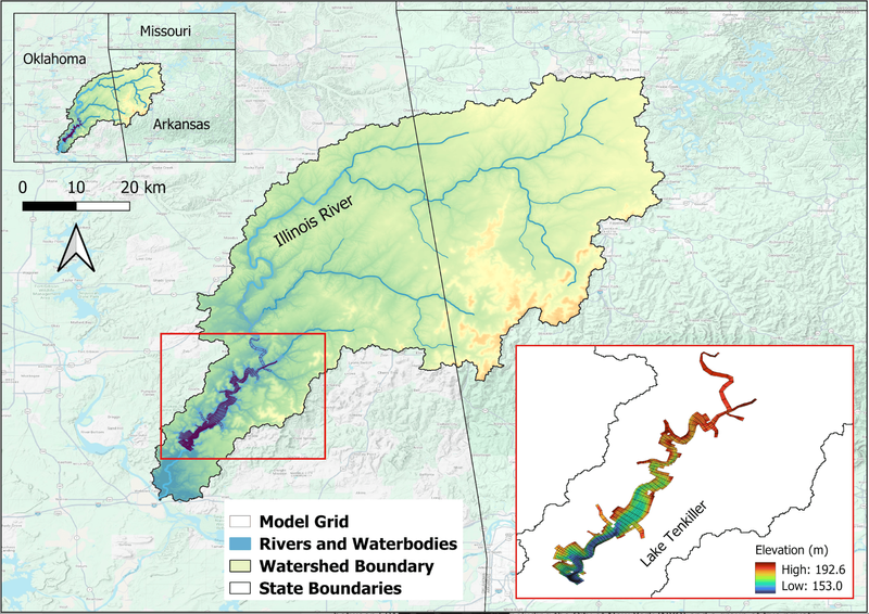 Tenkiller Ferry Lake water quality TMDL study, Oklahoma/Illinois