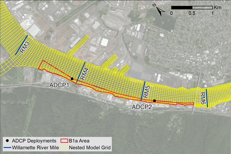 Portland Harbor hydrodynamic model recalibration and ADCP validation