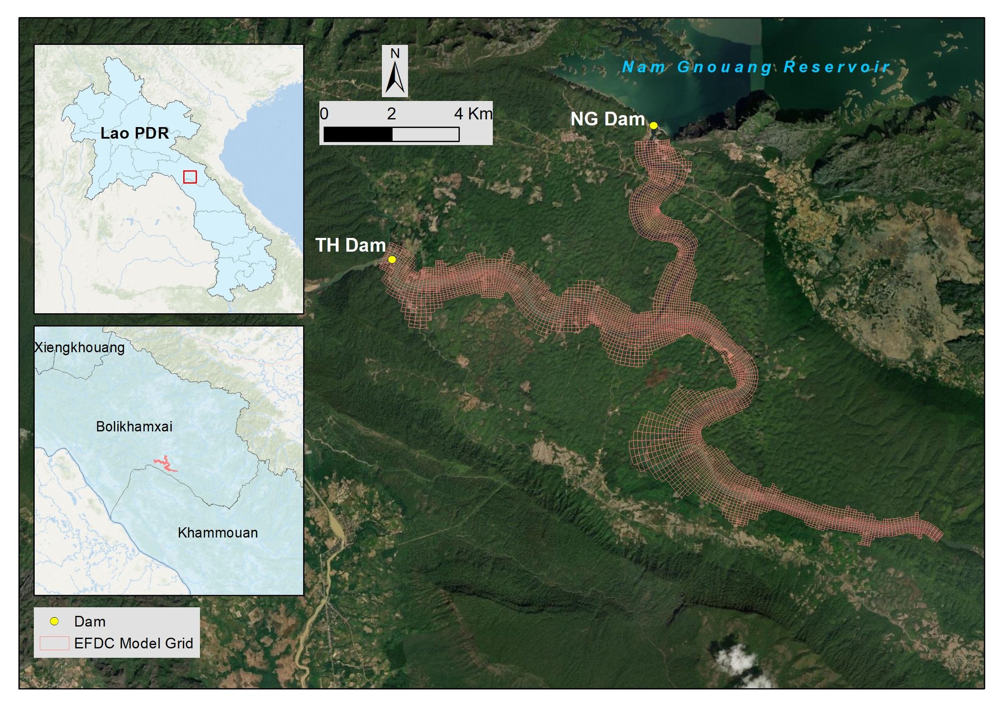 Theun Hinboun Intake Hydraulic Model Study, Bolikhamxai Province, Lao PDR